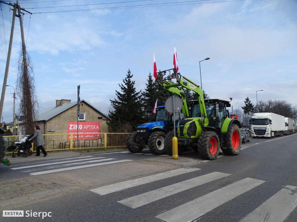 Protest rolników w Sierpcu