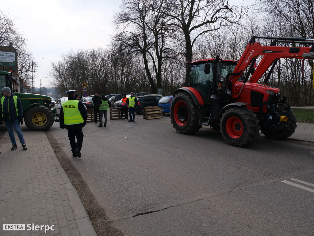 Protest rolników w Sierpcu