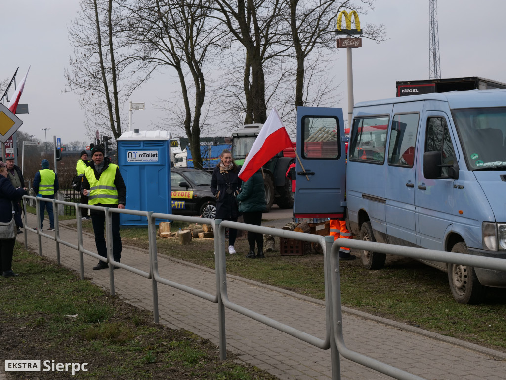 Protest rolników w Sierpcu