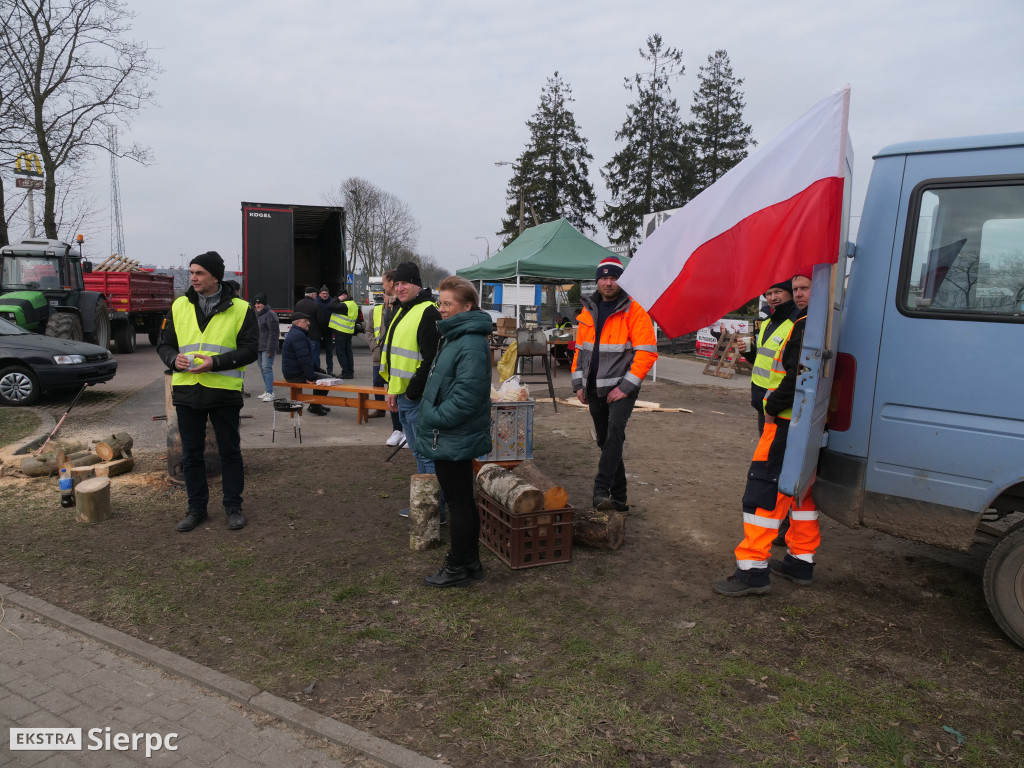 Protest rolników w Sierpcu