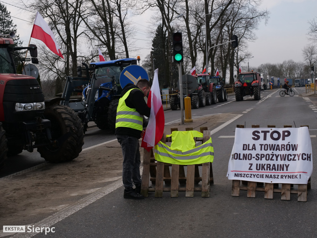Protest rolników w Sierpcu