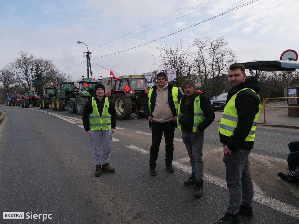 Protest rolników w Sierpcu