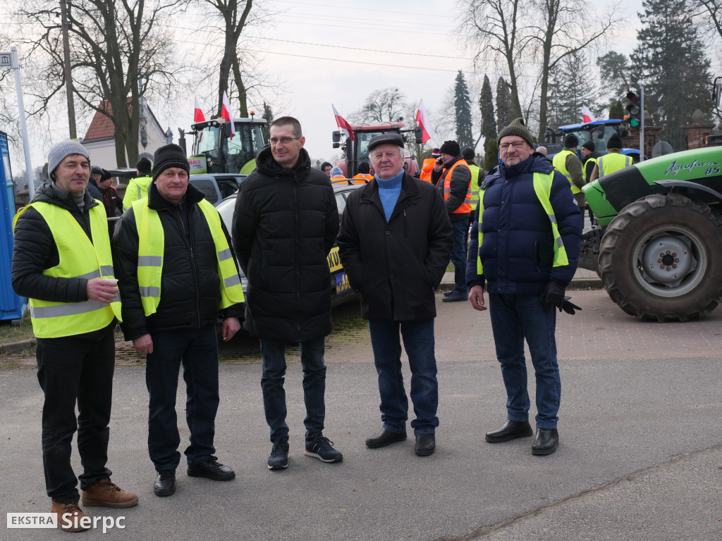 Protest rolników w Sierpcu