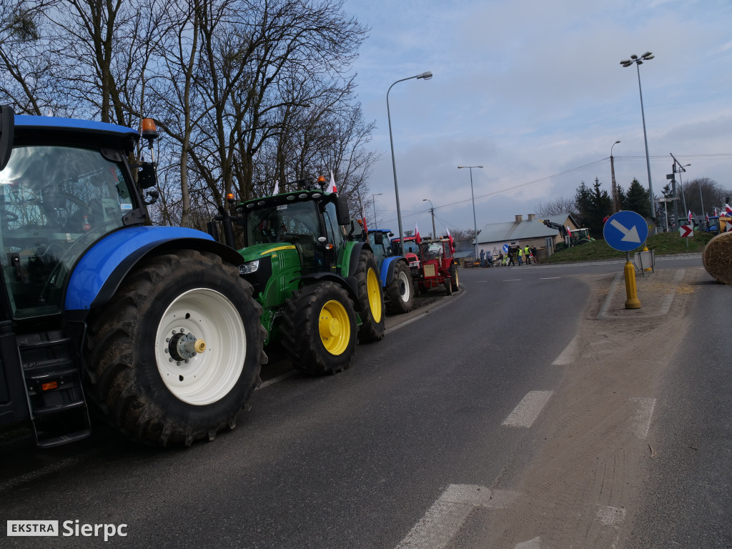 Protest rolników w Sierpcu
