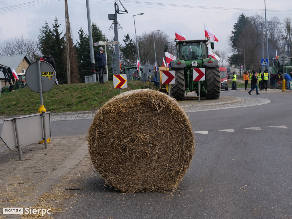 Protest rolników w Sierpcu