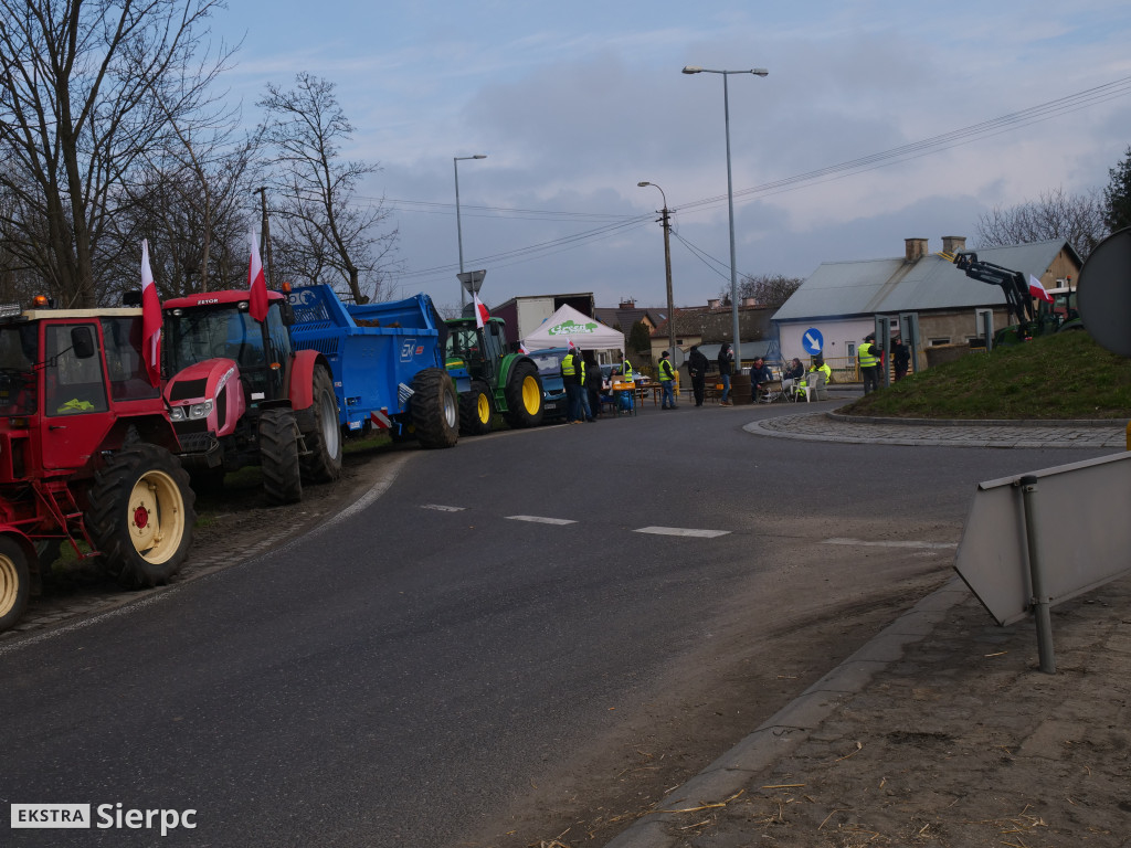 Protest rolników w Sierpcu