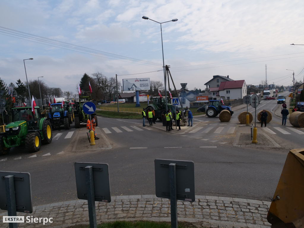 Protest rolników w Sierpcu