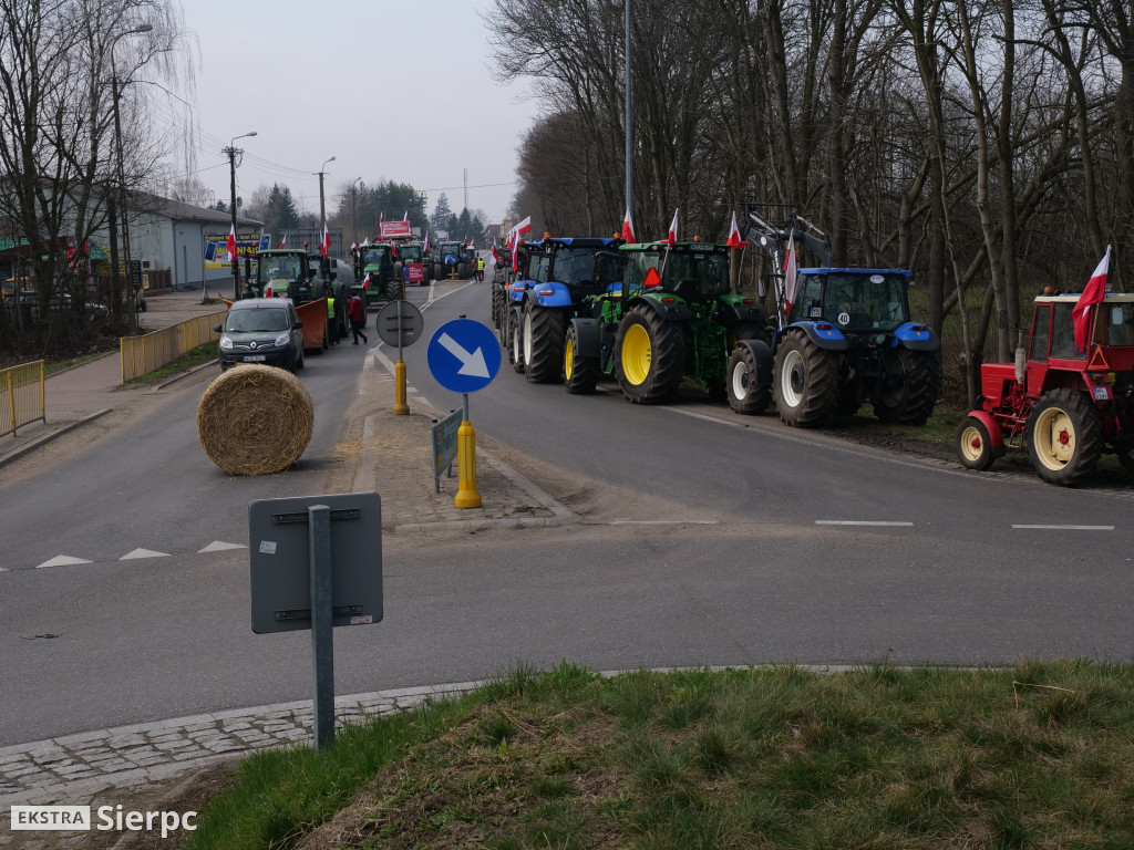 Protest rolników w Sierpcu