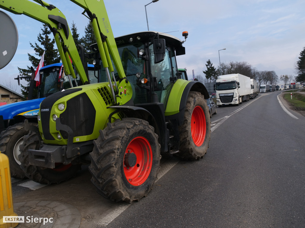 Protest rolników w Sierpcu