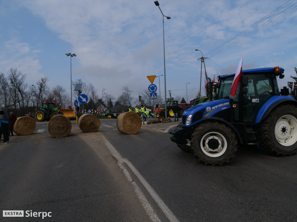 Protest rolników w Sierpcu