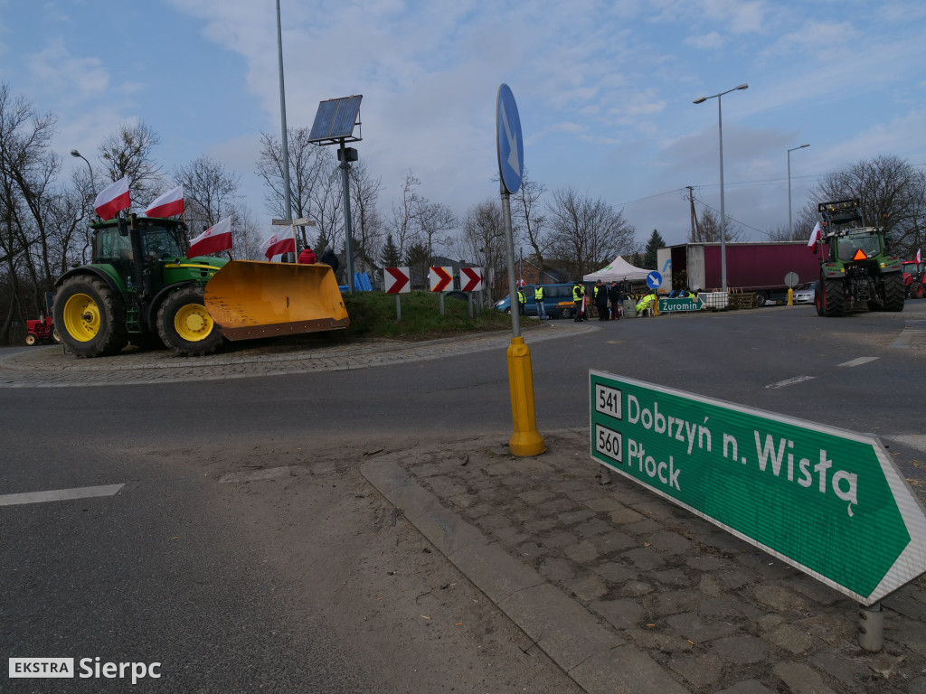 Protest rolników w Sierpcu