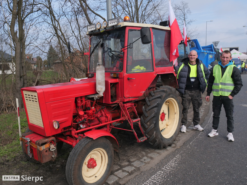 Protest rolników w Sierpcu