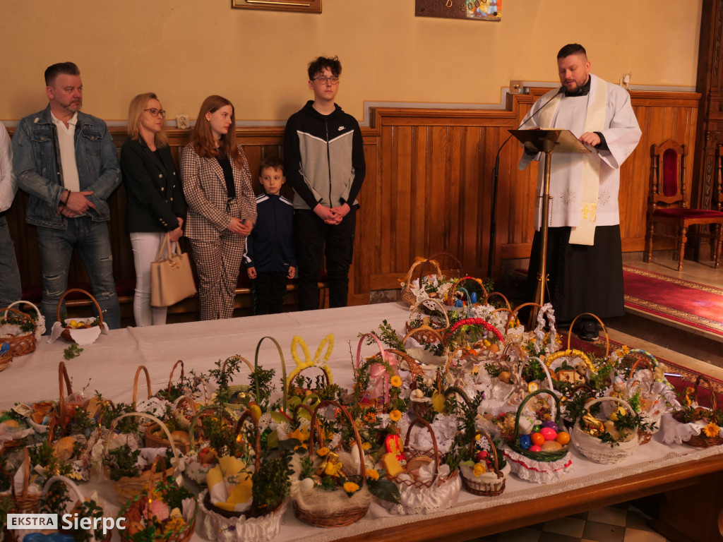 Wielka Sobota w sierpeckich kościołach