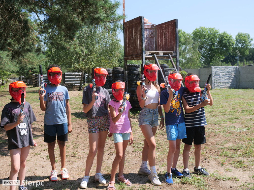 Wakacyjny wypad na paintball