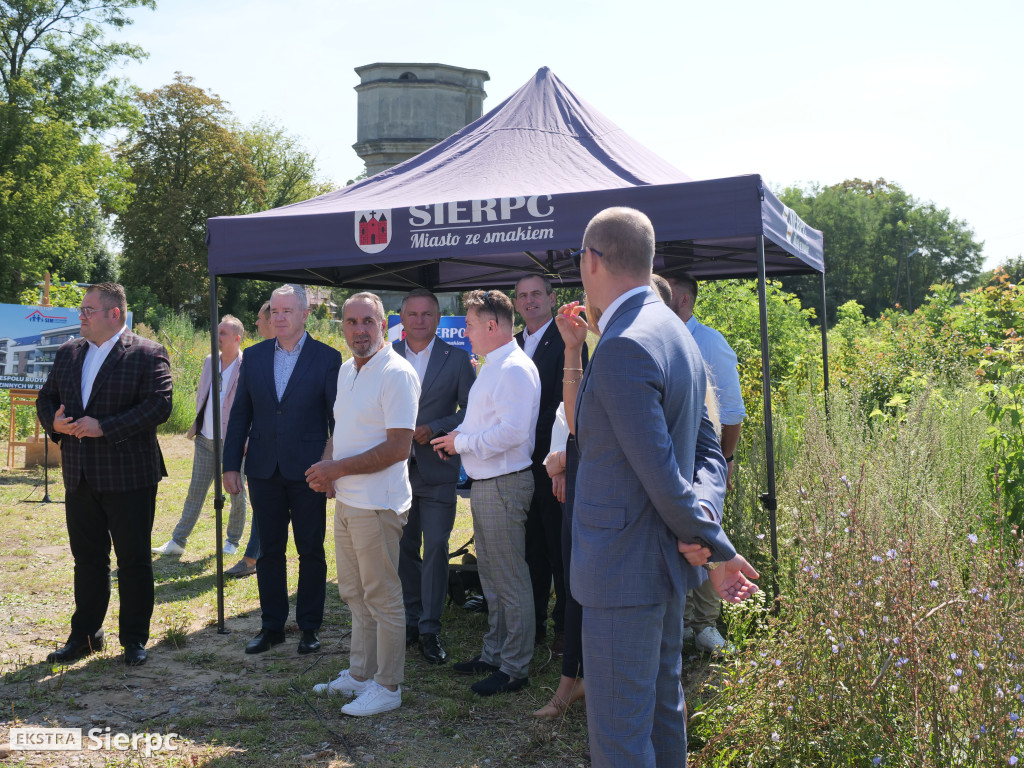 Budowa bloków  przy ulicy Dworcowej