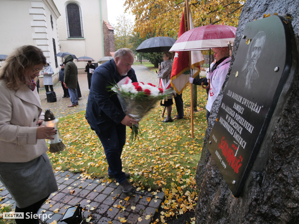 Rocznica śmierci ks. Jerzego Popiełuszki w Sierpcu