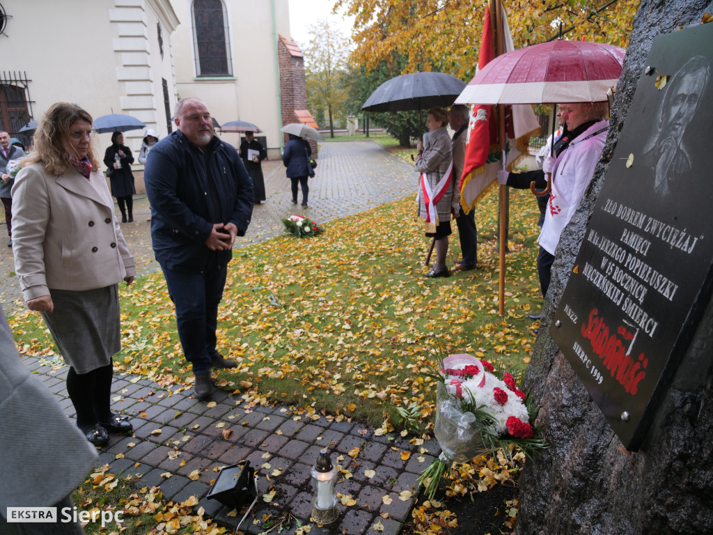 Rocznica śmierci ks. Jerzego Popiełuszki w Sierpcu