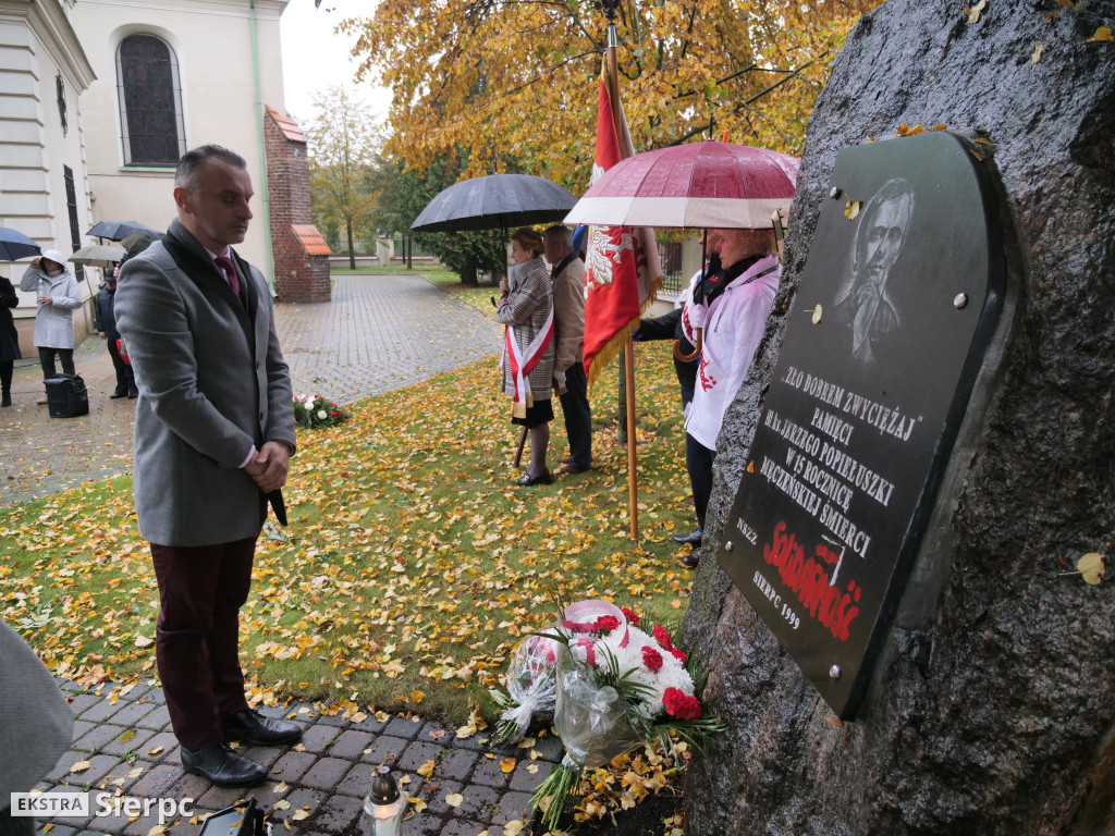 Rocznica śmierci ks. Jerzego Popiełuszki w Sierpcu