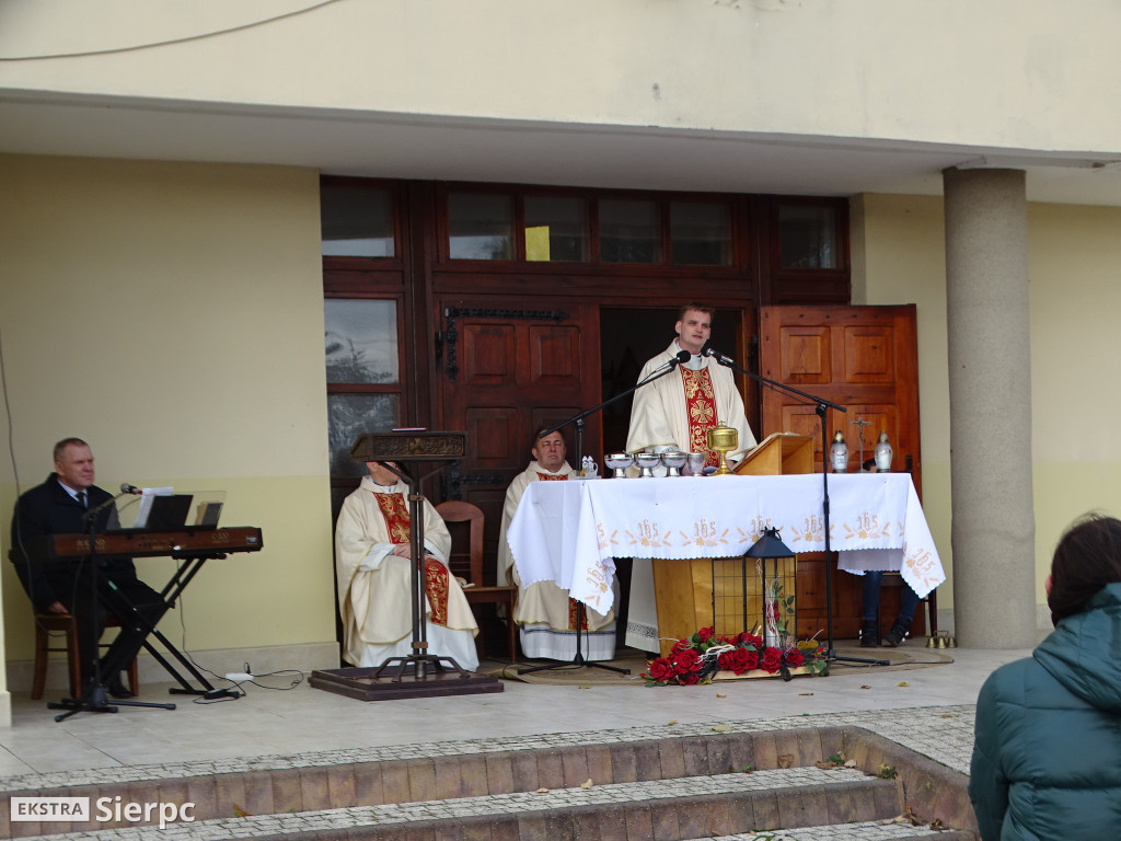 1 listopada na sierpeckich cmentarzach