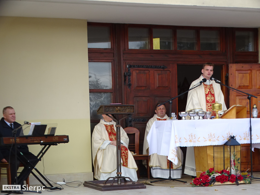 1 listopada na sierpeckich cmentarzach