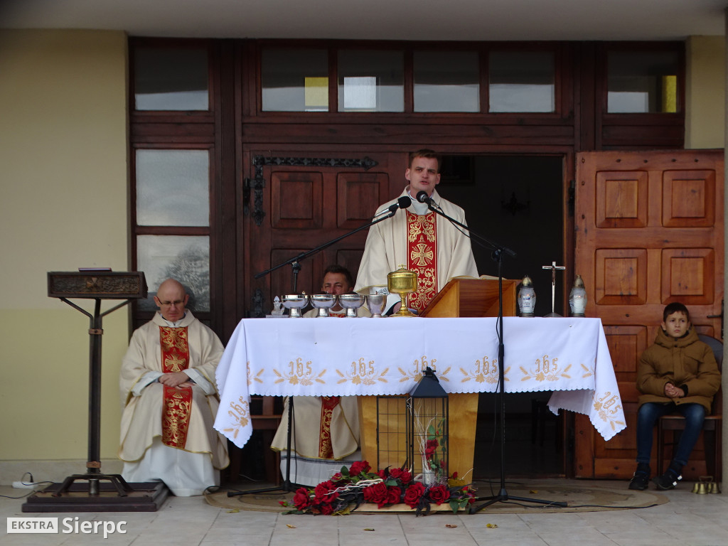 1 listopada na sierpeckich cmentarzach