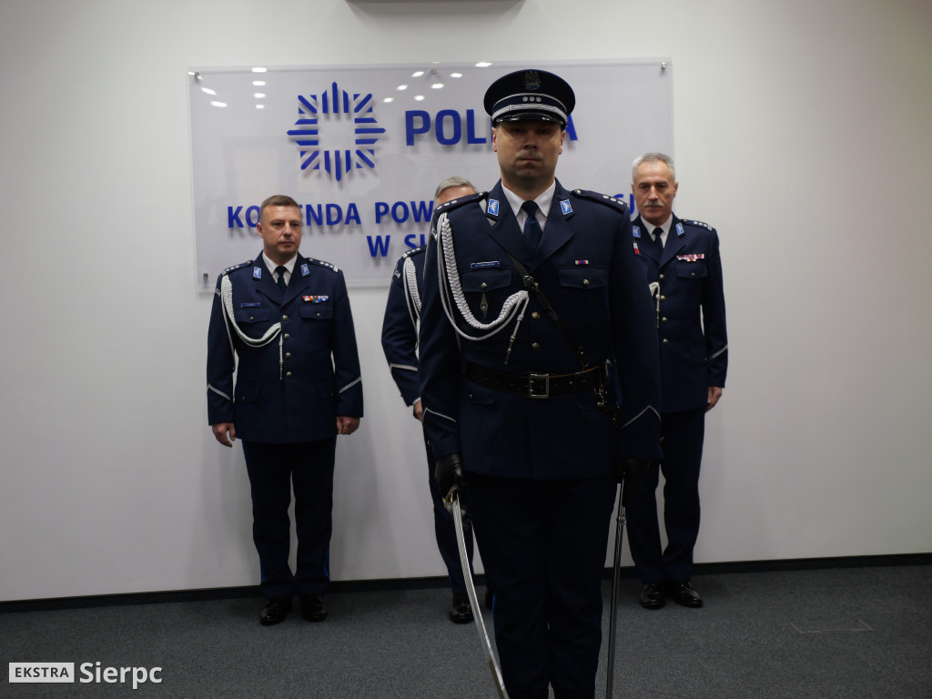 Nowy komendant w sierpeckiej Policji