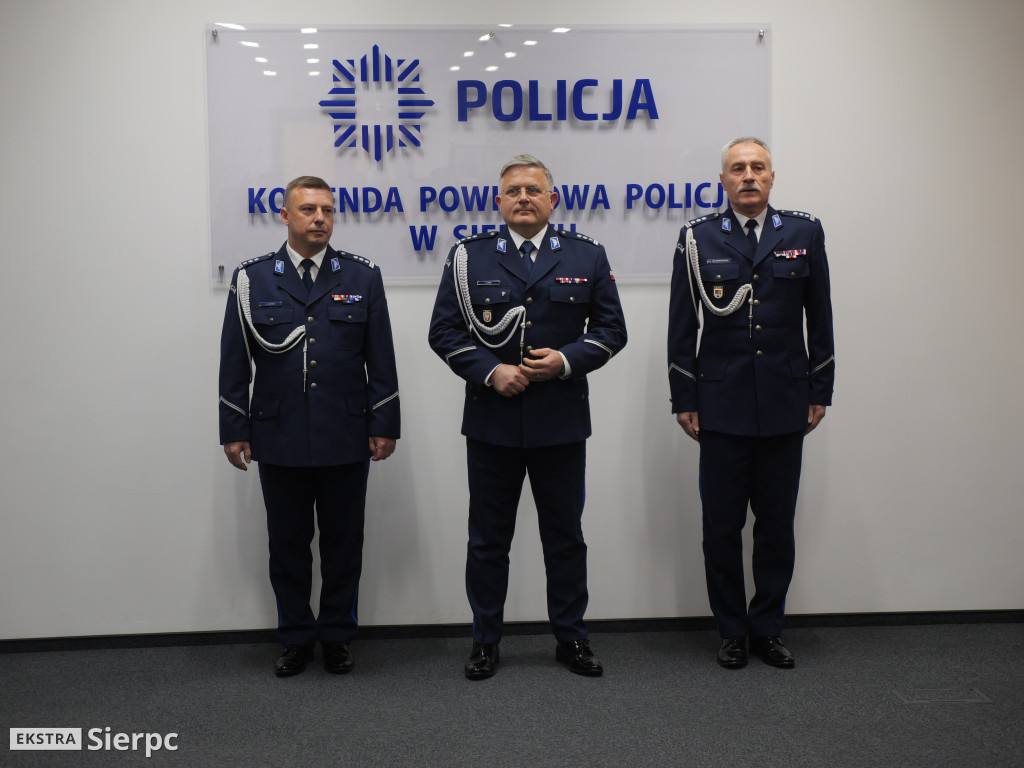 Nowy komendant w sierpeckiej Policji