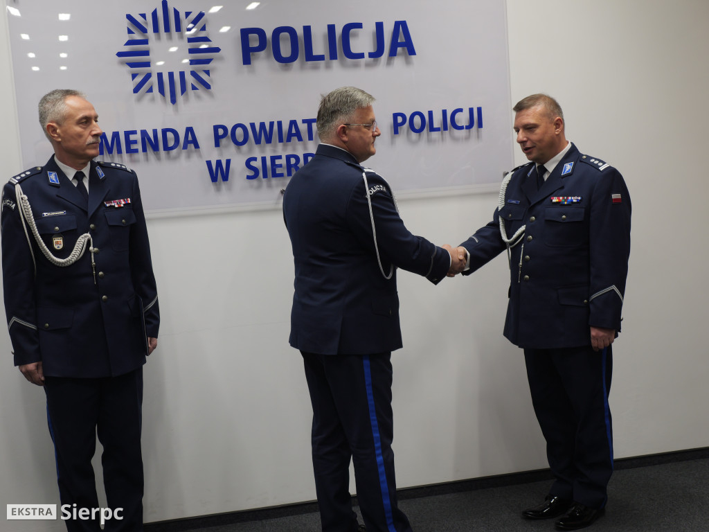 Nowy komendant w sierpeckiej Policji