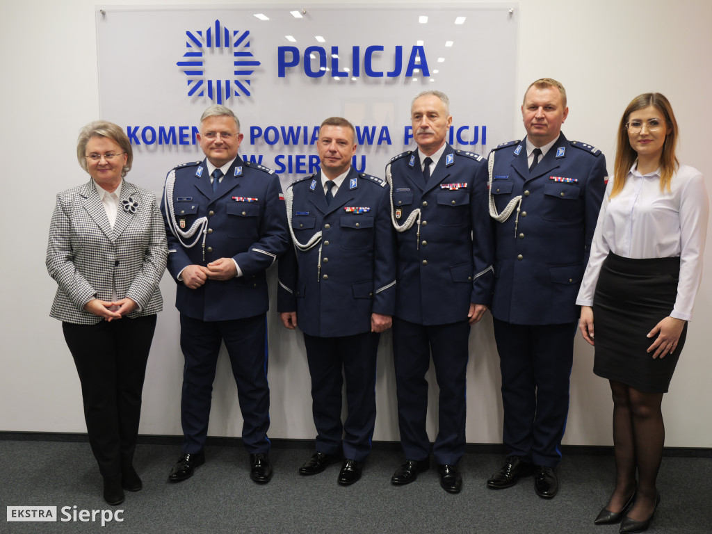 Nowy komendant w sierpeckiej Policji