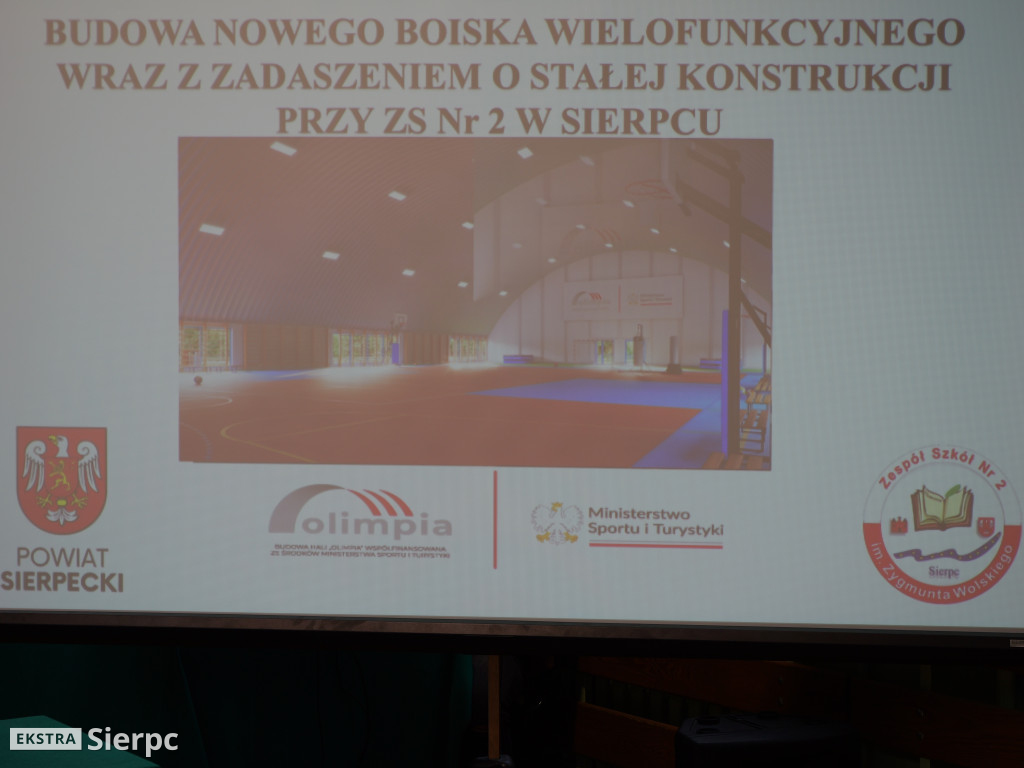 Budowa hali w Zespole Szkół nr 2 w Sierpcu