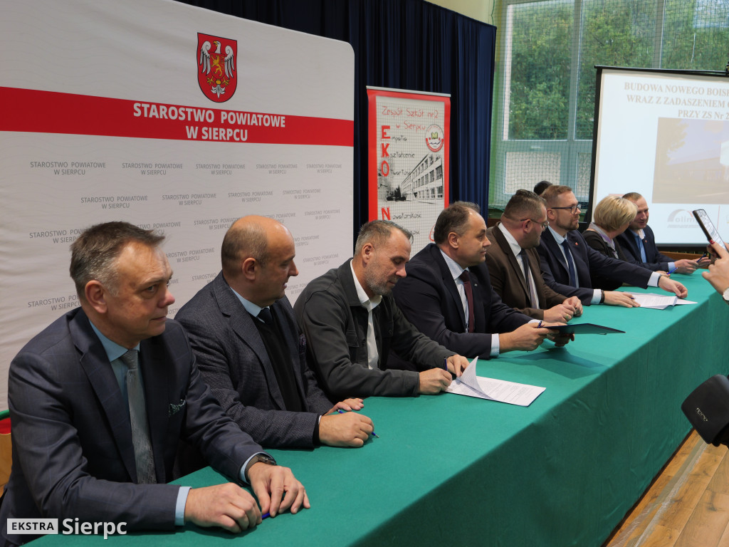 Budowa hali w Zespole Szkół nr 2 w Sierpcu