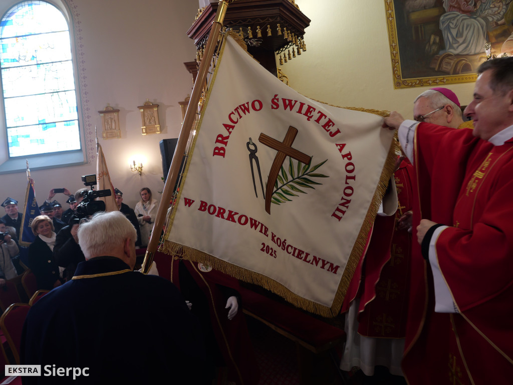 Erygowanie Sanktuarium św. Apolonii w Borkowie