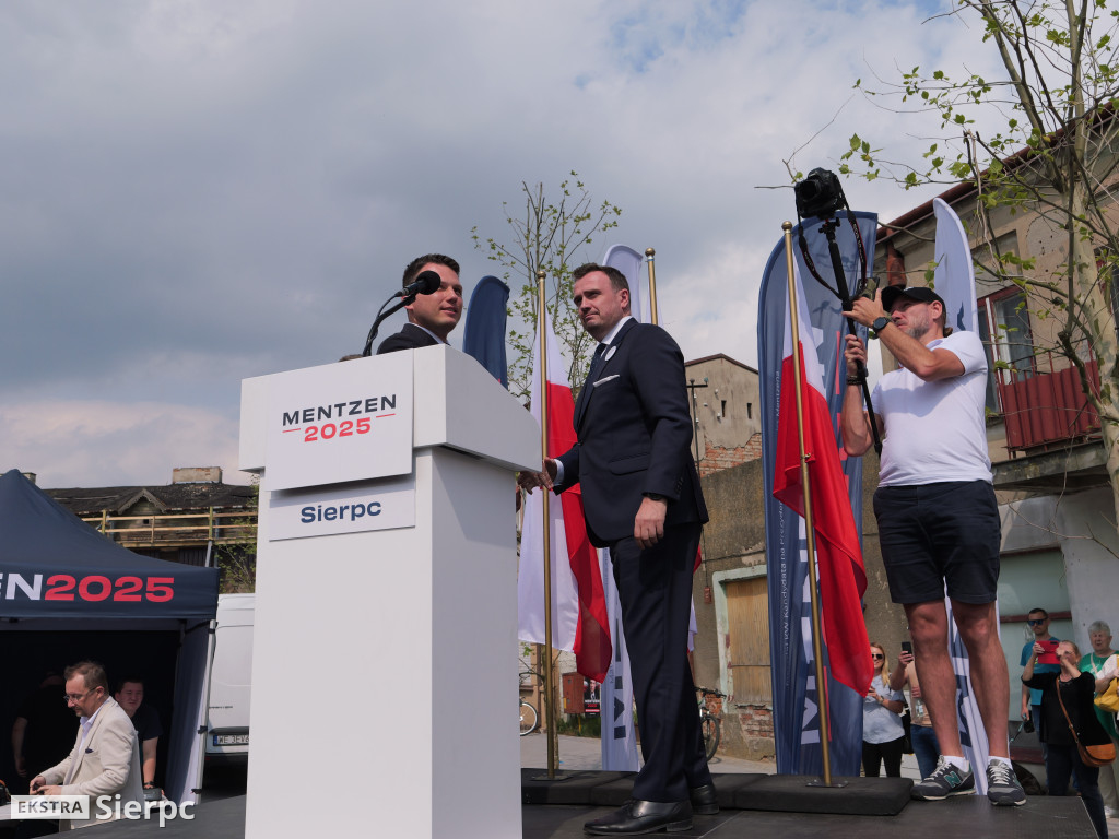 Kandydat na prezydenta w Sierpcu