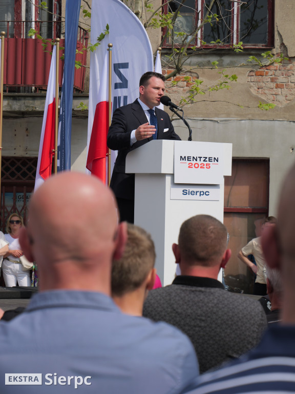 Kandydat na prezydenta w Sierpcu