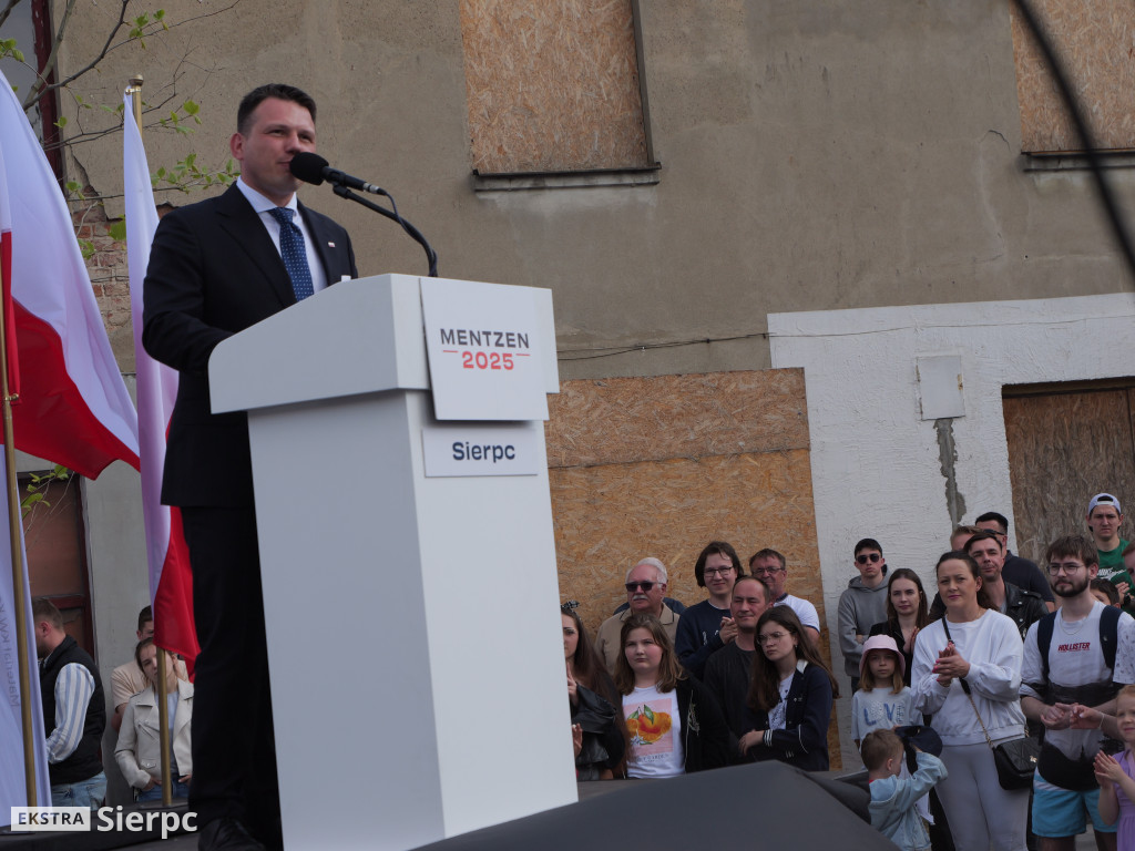 Kandydat na prezydenta w Sierpcu
