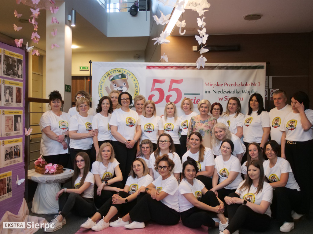 55-lecie Przedszkola Niedźwiadka Wojtka w Sierpcu