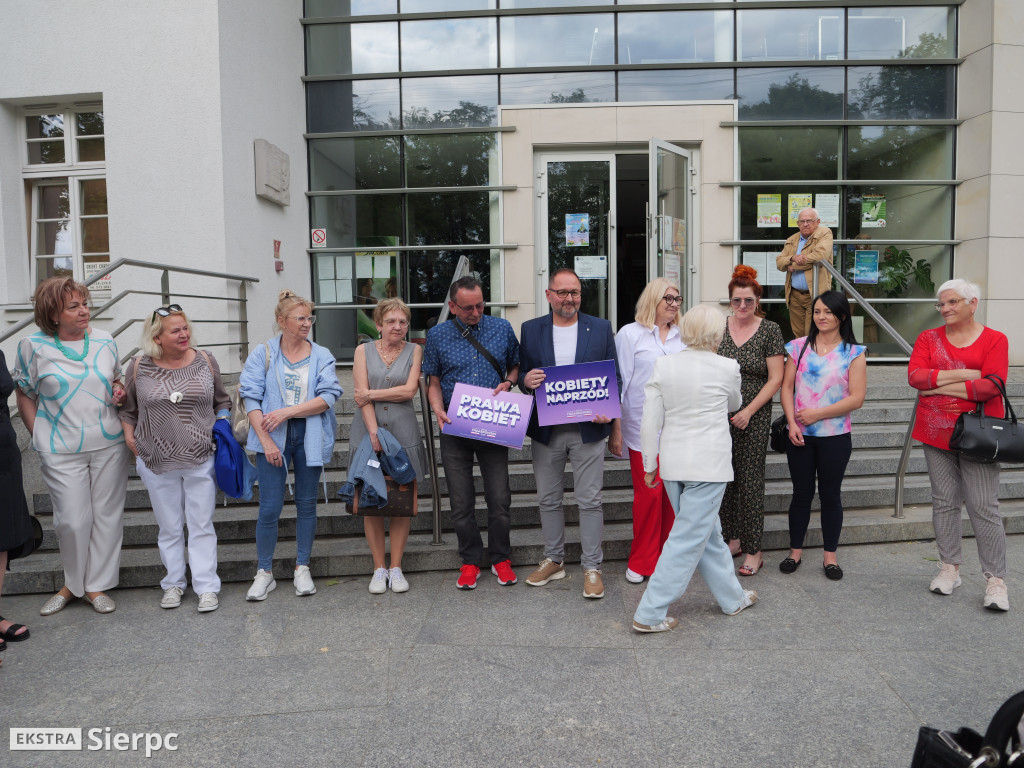 Posłanka Elżbieta Gapińska w Sierpcu
