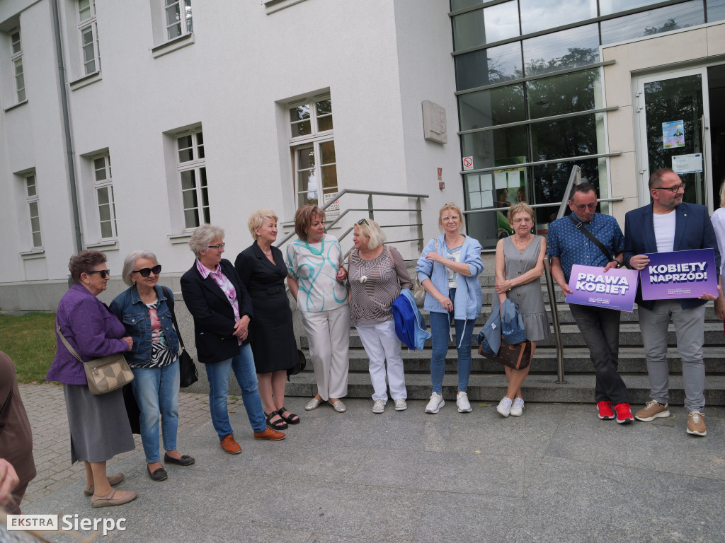 Posłanka Elżbieta Gapińska w Sierpcu