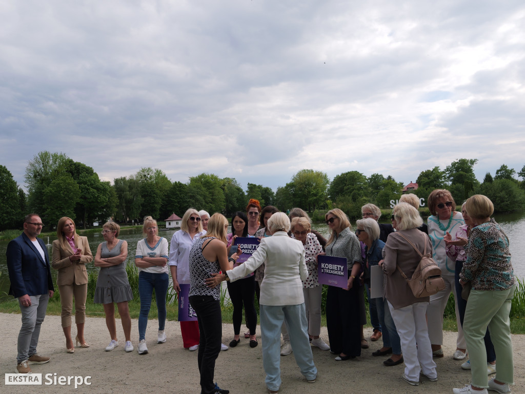 Posłanka Elżbieta Gapińska w Sierpcu