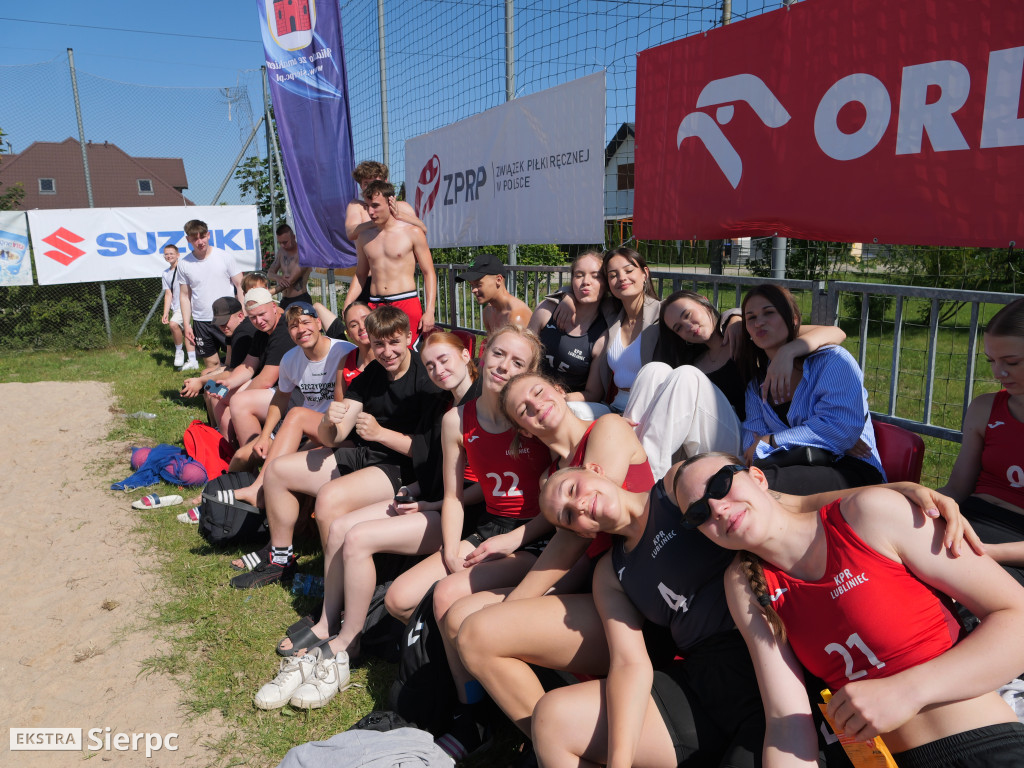 Piłka ręczna plażowa w Sierpcu – I dzień