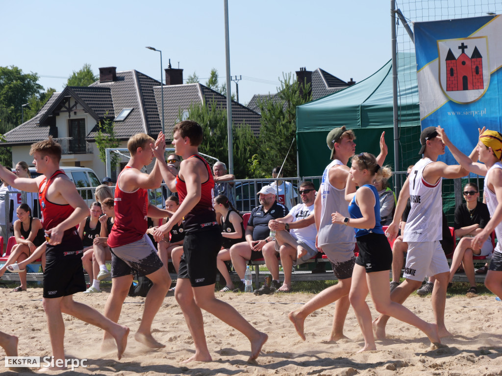 Piłka ręczna plażowa w Sierpcu – I dzień