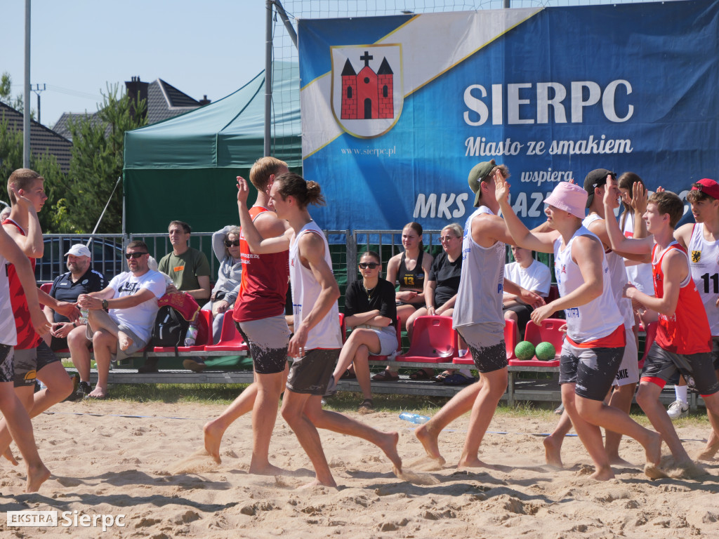 Piłka ręczna plażowa w Sierpcu – I dzień