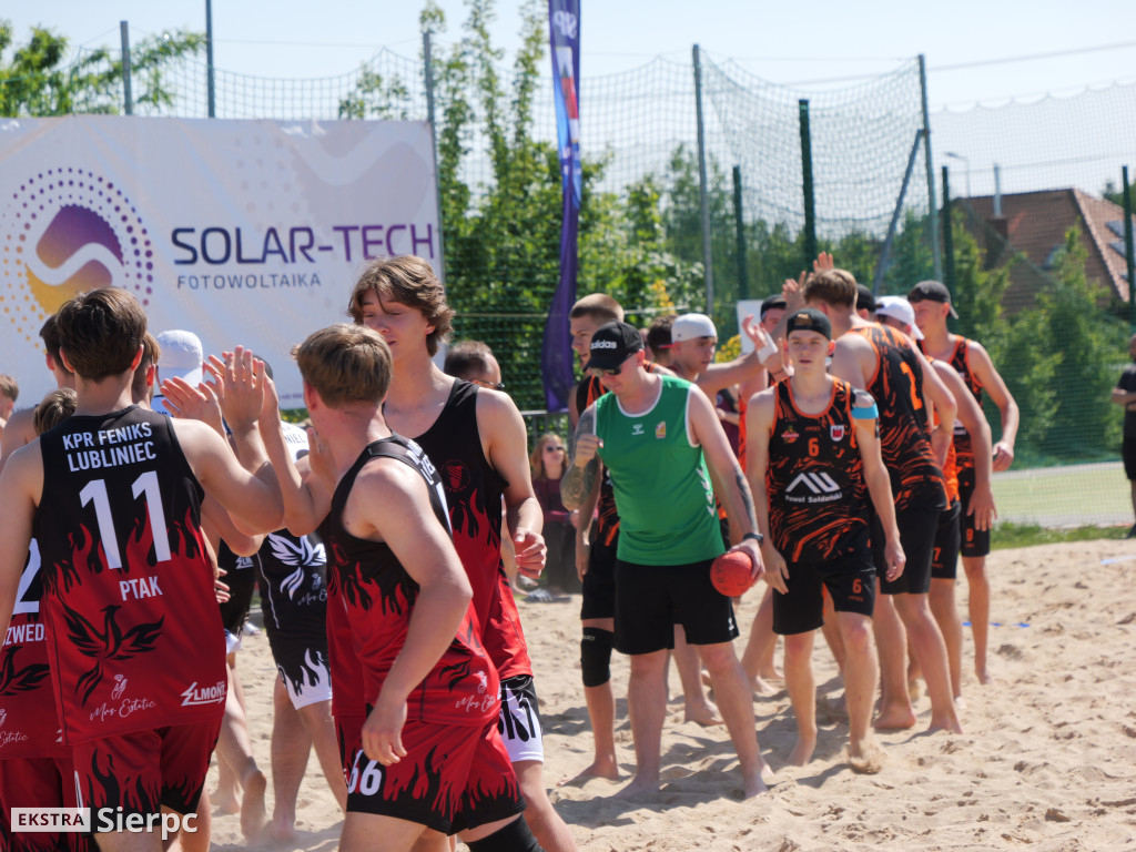 Piłka ręczna plażowa w Sierpcu – I dzień