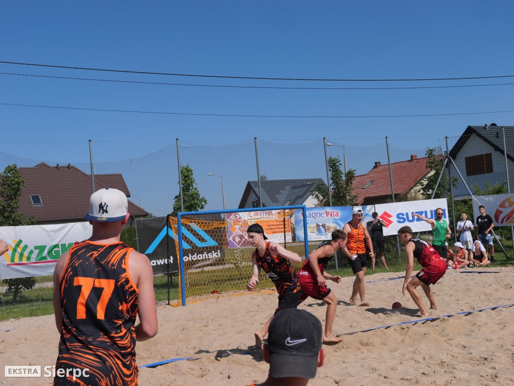 Piłka ręczna plażowa w Sierpcu – I dzień