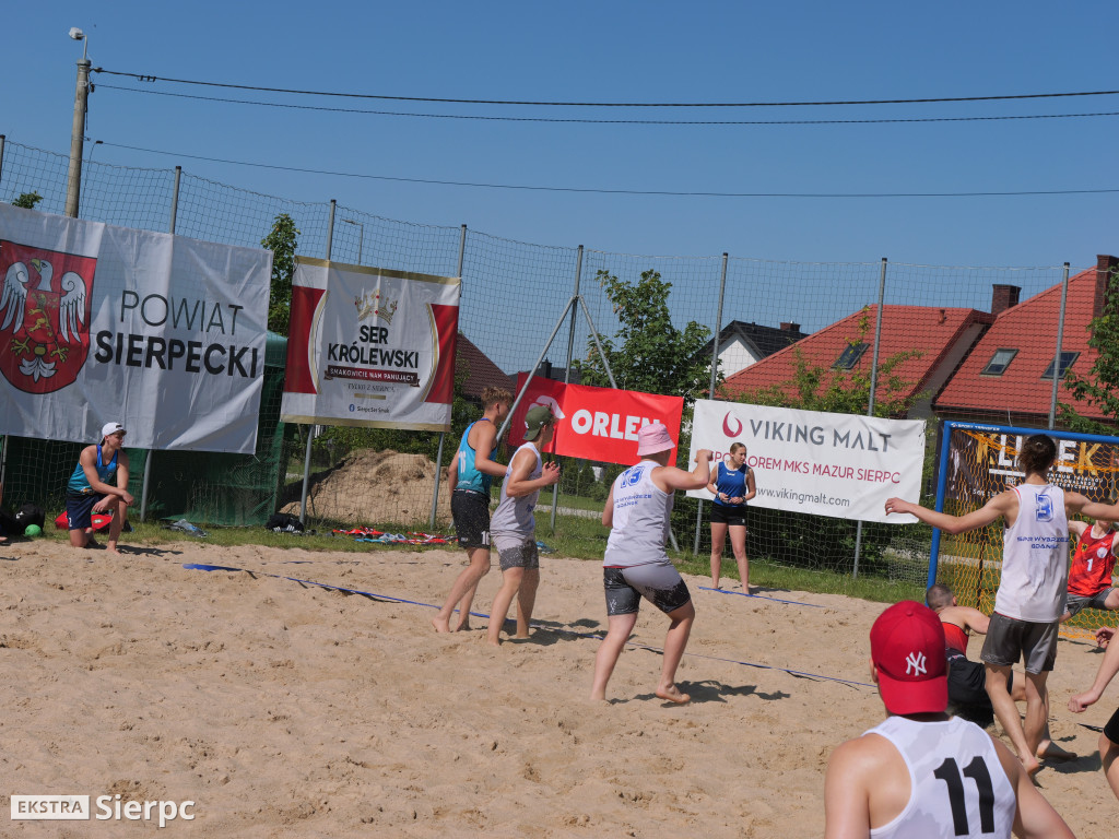 Piłka ręczna plażowa w Sierpcu – I dzień