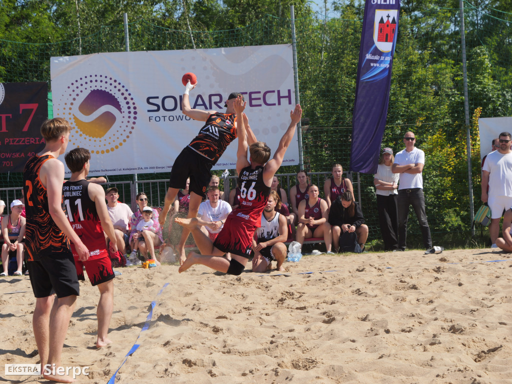 Piłka ręczna plażowa w Sierpcu – I dzień