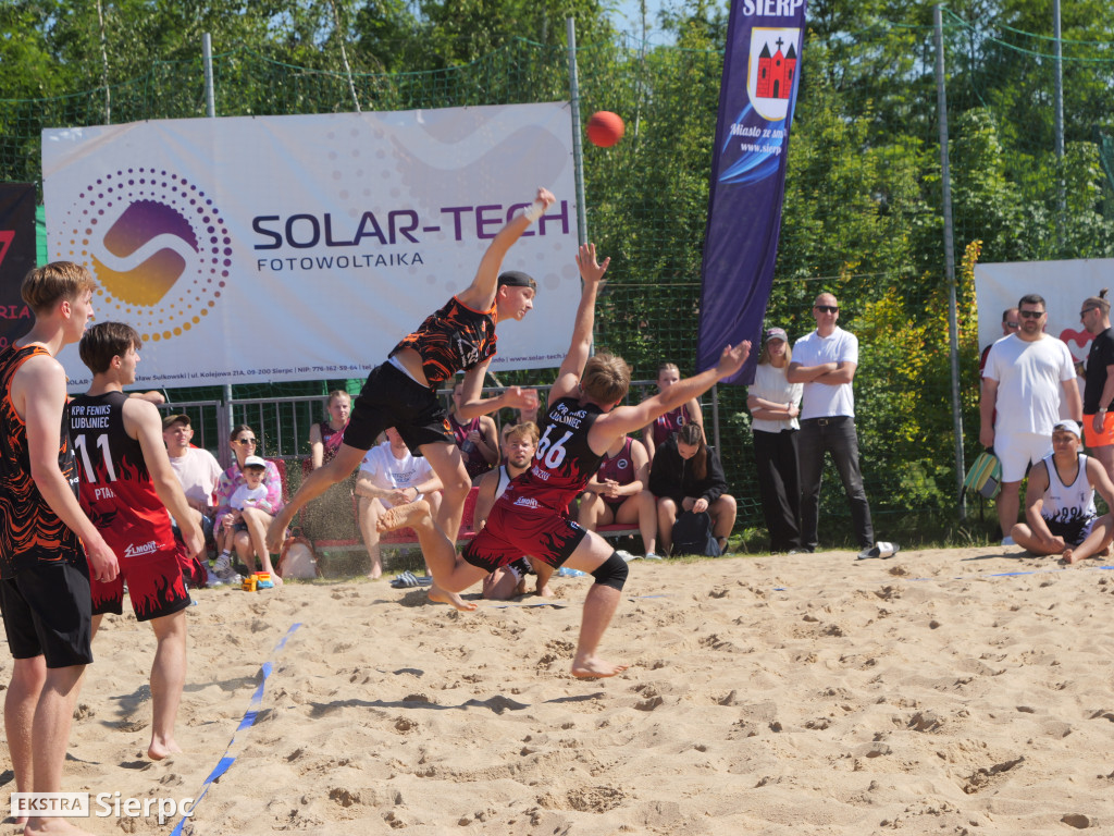 Piłka ręczna plażowa w Sierpcu – I dzień