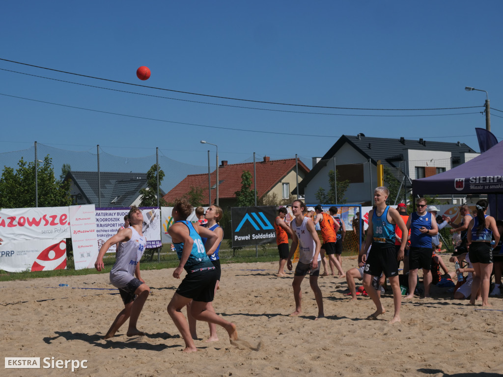Piłka ręczna plażowa w Sierpcu – I dzień