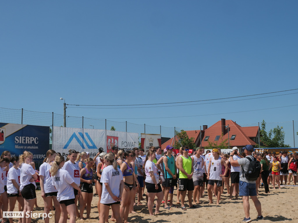 Piłka ręczna plażowa w Sierpcu – I dzień