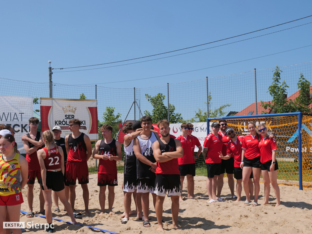 Piłka ręczna plażowa w Sierpcu – I dzień